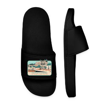 Château d'Amboise, Loire Valley - Men’s Pool Sliders - black - Front