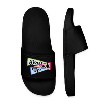 Ne levez pas les yeux - Claquettes Homme - noir - Devant