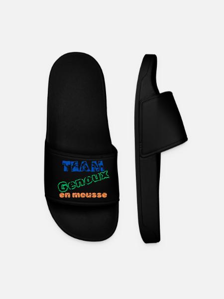 Team Foam Knees - Men’s Pool Sliders - black