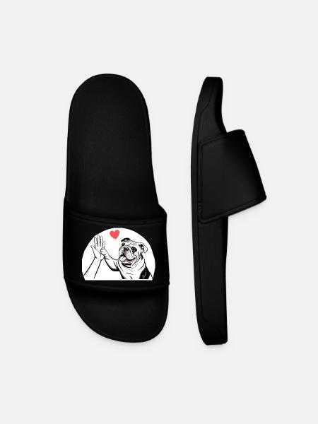 Bulldog anglais - Claquettes Homme - noir