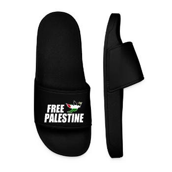 Free palestine - Claquettes Homme - noir - Devant