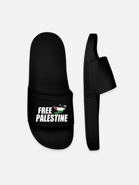 Free palestine - Claquettes Homme - noir