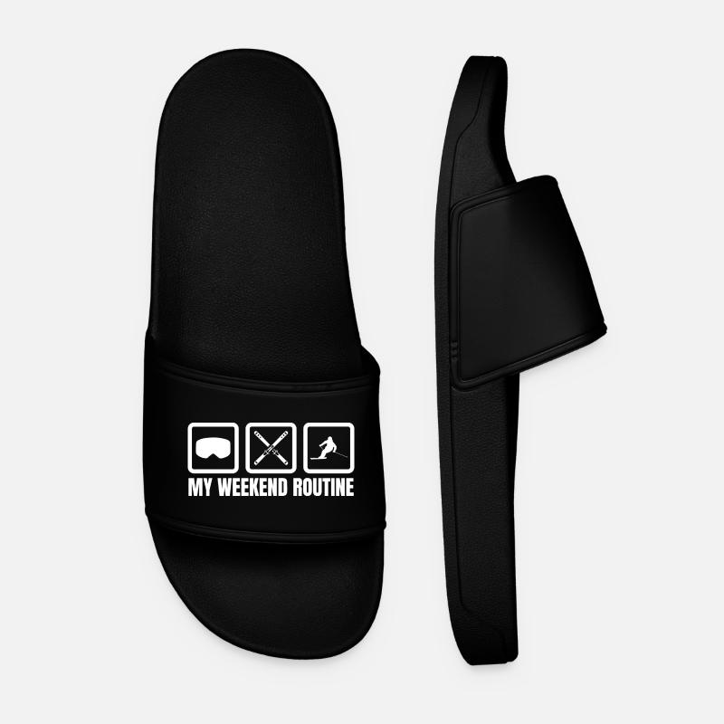 My Weekend Routine - Men’s Pool Sliders - black
