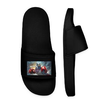 Pun ambiguous expression Taubenschlag pigeon loft - Men’s Pool Sliders - black - Front