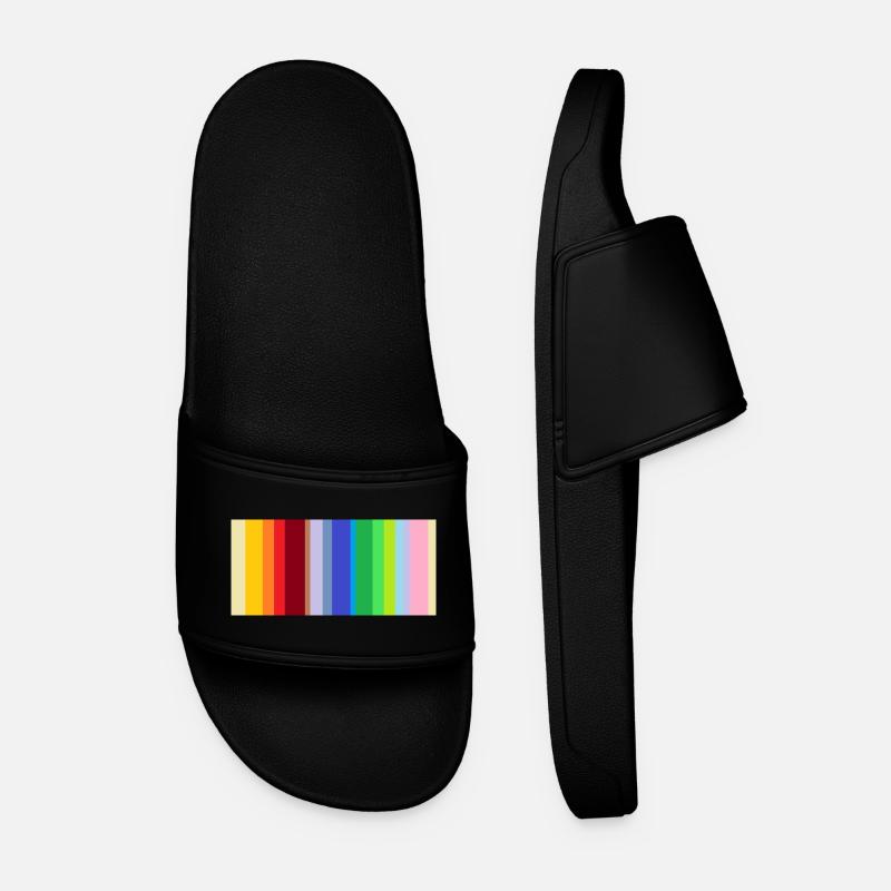 Code-barres : divers - Claquettes Homme - noir