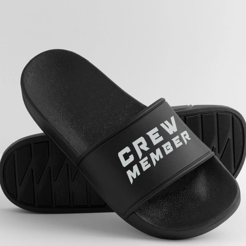 Crew Member Patch Tee Men’s Pool Sliders