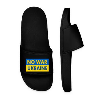 No war - Claquettes Homme - noir - Devant