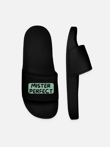 Mister Perfect - Männer Badelatschen - Schwarz