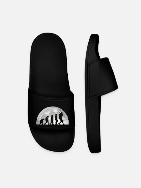 Baseball Player Evolution Baseball - Men’s Pool Sliders - black