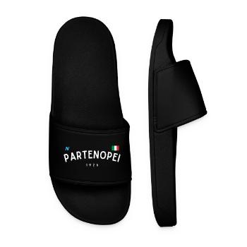 Partenopei Napoli 1926 Vintage-Logo - Männer Badelatschen - Schwarz - Vorne