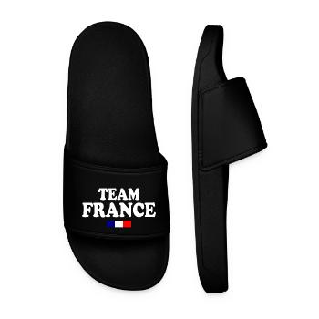 Frankreich - Männer Badelatschen - Schwarz - Vorne
