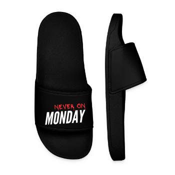 Monday - Männer Badelatschen - Schwarz - Vorne