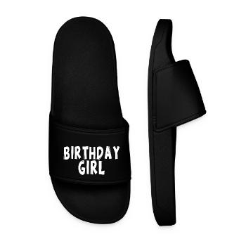 Fille d'anniversaire - Claquettes Homme - noir - Devant