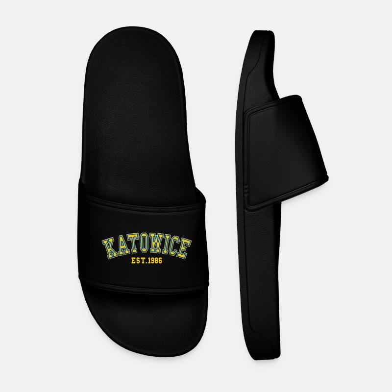 Katowice Est. 1986 - Men’s Pool Sliders - black