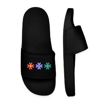 HAPPY BIRTHDAY. HAPPY BIRTHDAY. ANNIVERSARY. - Men’s Pool Sliders - black - Front