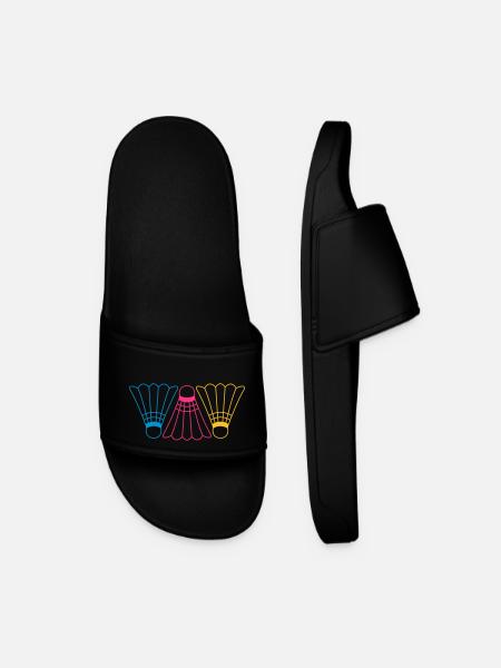3 Badmintons - Men’s Pool Sliders - black