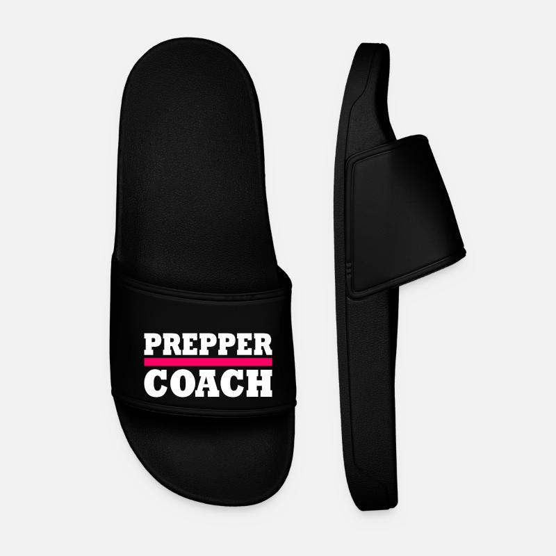 Prepper - Männer Badelatschen - Schwarz