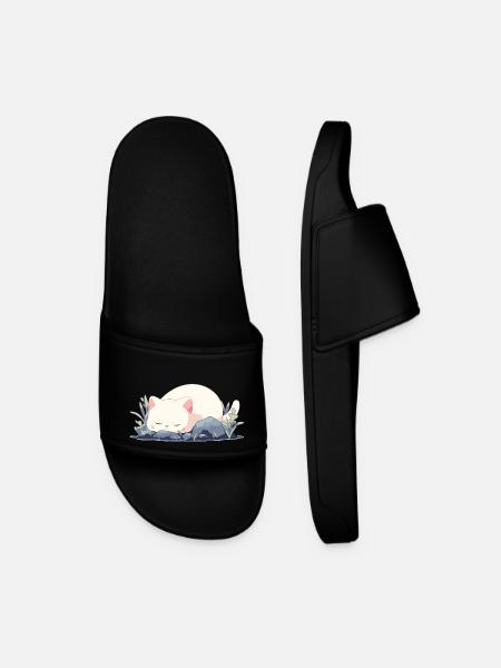Sleepy Cat - Men’s Pool Sliders - black