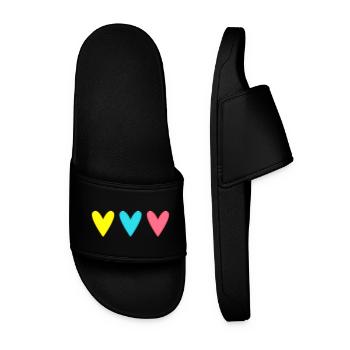 MERES FESTIVAL. MOM. MOM. MUM. MAMA. FEAST - Men’s Pool Sliders - black - Front
