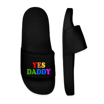 Yes daddy - Men’s Pool Sliders - black - Front