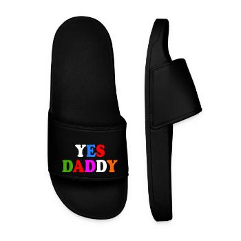 Yes daddy - Men’s Pool Sliders - black - Front