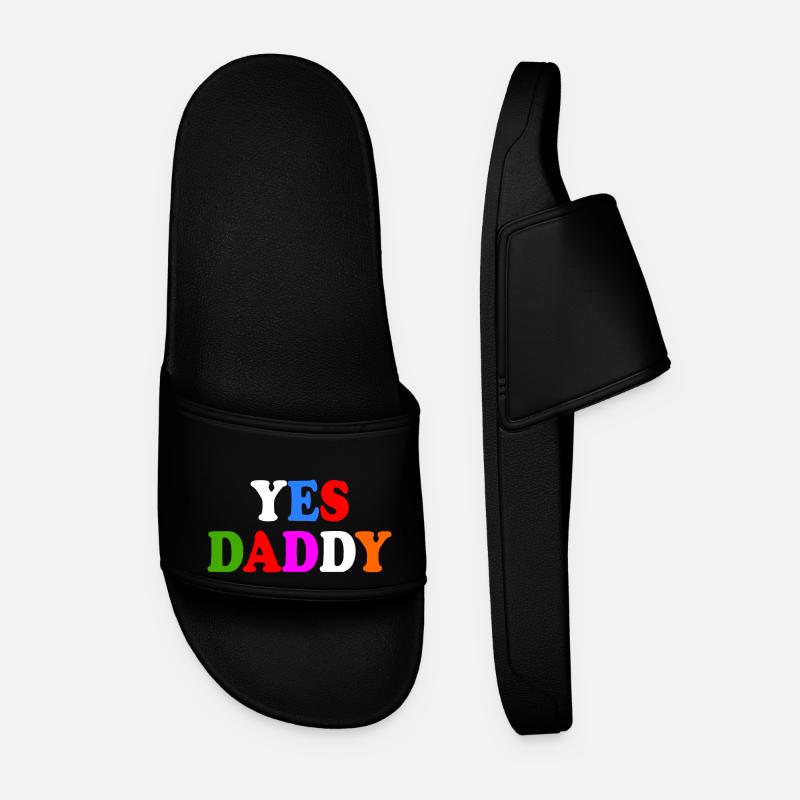 Yes daddy - Men’s Pool Sliders - black