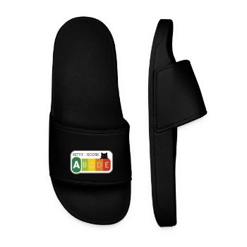 Kitty Score, Cat Score - Men’s Pool Sliders - black - Front