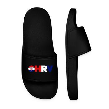 Croatia - Men’s Pool Sliders - black - Front