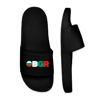 Bulgaria - Men’s Pool Sliders - black - Front