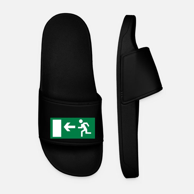 emergency exit - Men’s Pool Sliders - black