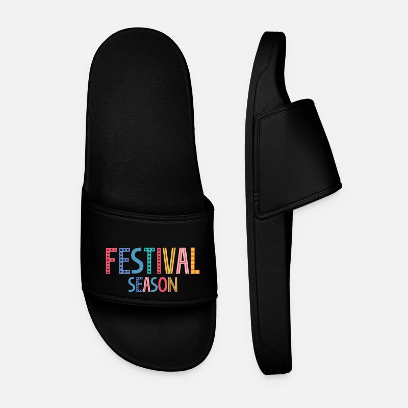 Festival - Männer Badelatschen - Schwarz