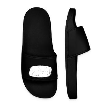 cracked blob | dirty Marker (Vectorgrapic) - Men’s Pool Sliders - black - Front