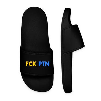 Fck ptn - Männer Badelatschen - Schwarz - Vorne