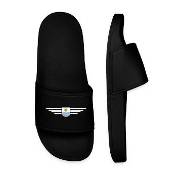 Uruguay T-Shirt – Perfect for Fans - Men’s Pool Sliders - black - Front