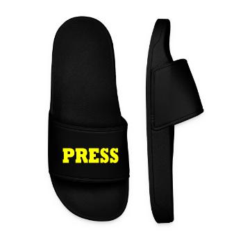 Press - Men’s Pool Sliders - black - Front