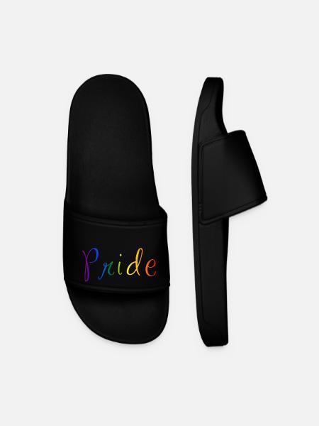 Wear your pride - Men’s Pool Sliders - black