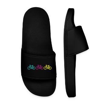three bikes - Claquettes Homme - noir - Devant