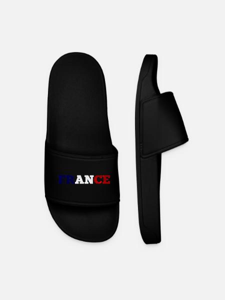 France - Claquettes Homme - noir