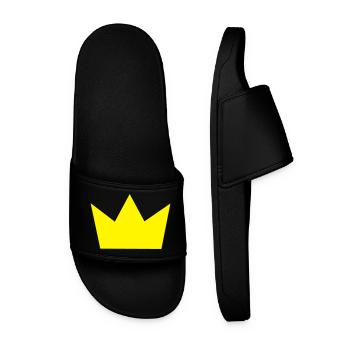 Couronne - Claquettes Homme - noir - Devant