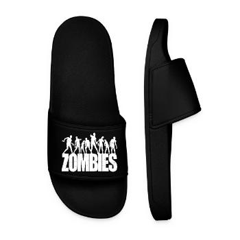 Scary Walking Zombies Horreur Halloween Costume - Claquettes Homme - noir - Devant