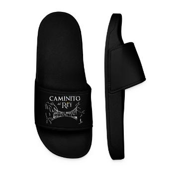 Caminito (dunkel) - Männer Badelatschen - Schwarz - Vorne
