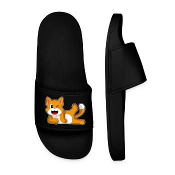 Gymnastique de fitness yoga pour chats - Claquettes Homme - noir - Devant