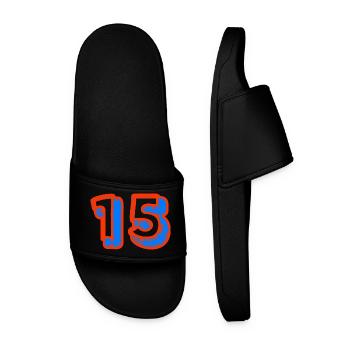 15. 15 ANS. 15e ANNIVERSAIRE. ANNIVERSAIRE 15 ANS. - Claquettes Homme - noir - Devant