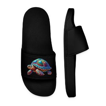 Tortue - Claquettes Homme - noir - Devant