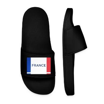 France - Claquettes Homme - noir - Devant