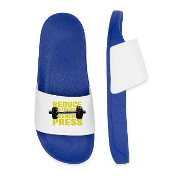 Réduire le stress du développé couché - Claquettes Homme - bleu roi - Devant