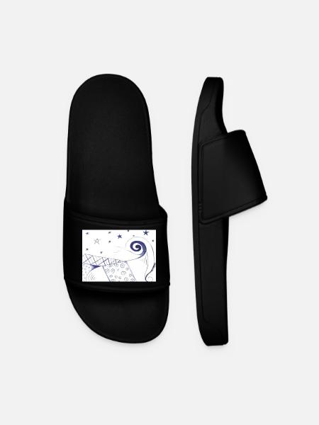 Modern Art - Men’s Pool Sliders - black