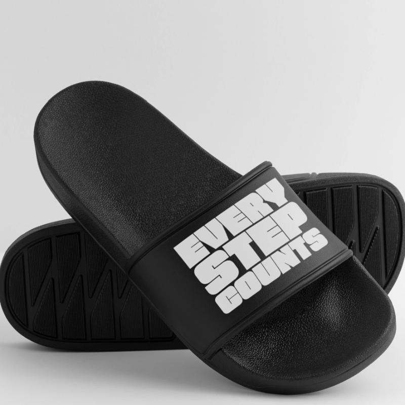 Chaque pas compte Claquettes Homme
