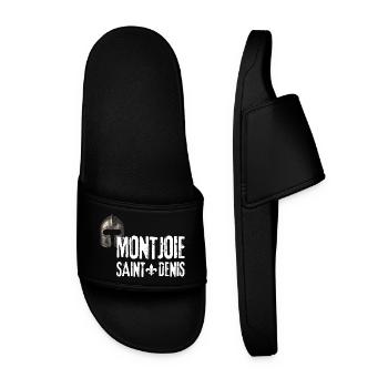 Monjoie Saint Denis Lys Chevalier de France - Claquettes Homme - noir - Devant