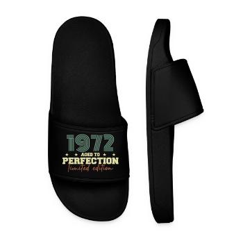 1972 - Men’s Pool Sliders - black - Front